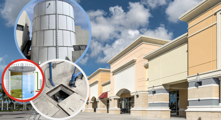 Mantenimiento de tanque y cisterna para centros comerciales plazas